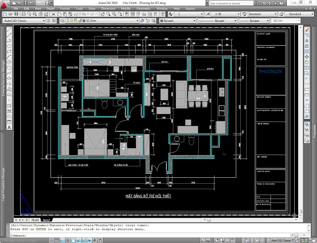 Cách Xuất Bản Vẽ Layout Ra Model Trong Autocad - Phần 1