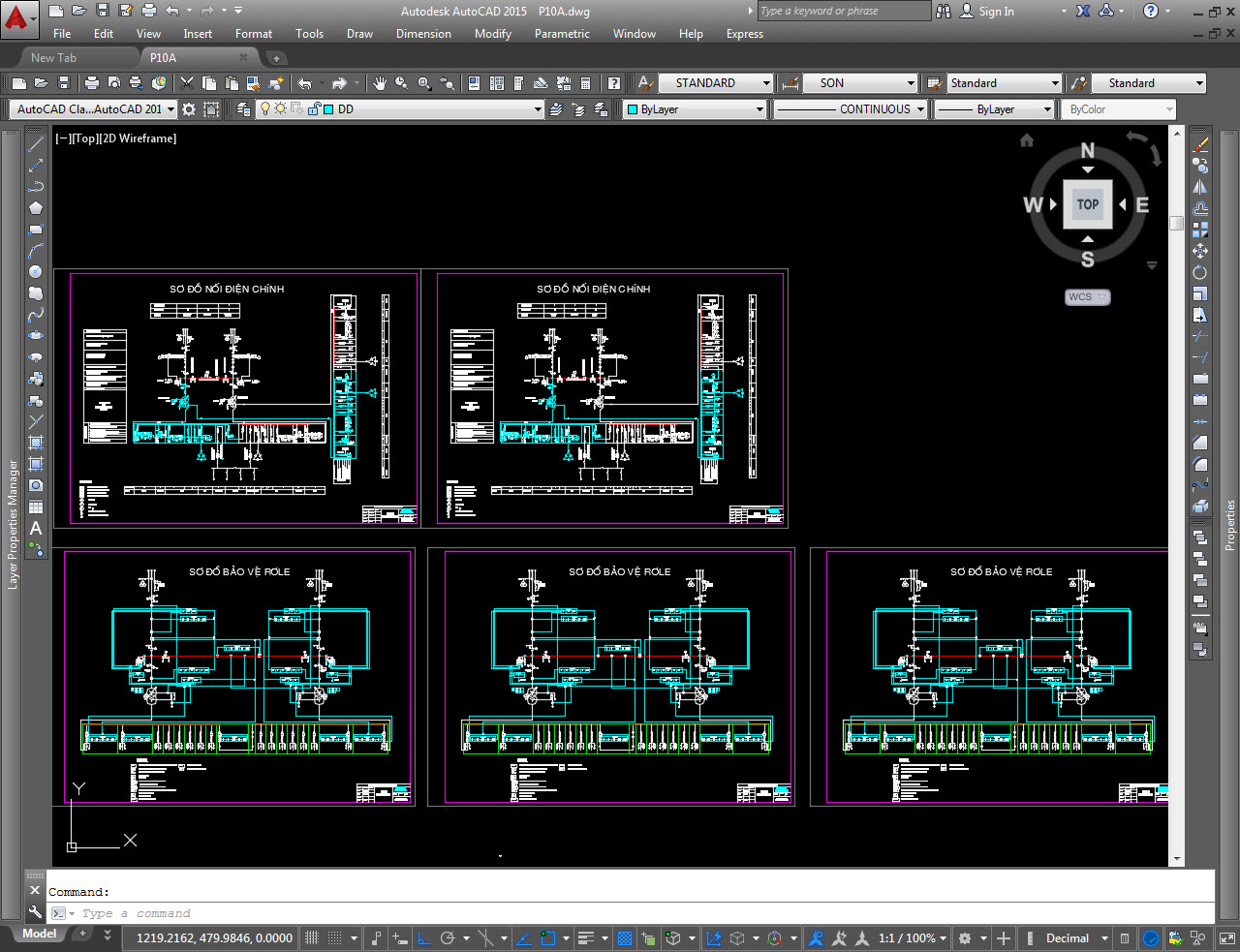 Một Số File Bản Vẽ Autocad Trạm Biến Áp Tham Khảo