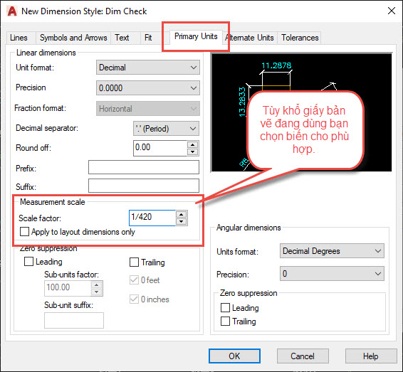 Tip Nhỏ - Kiểm Tra Tỷ Lệ Bản Vẽ Autocad