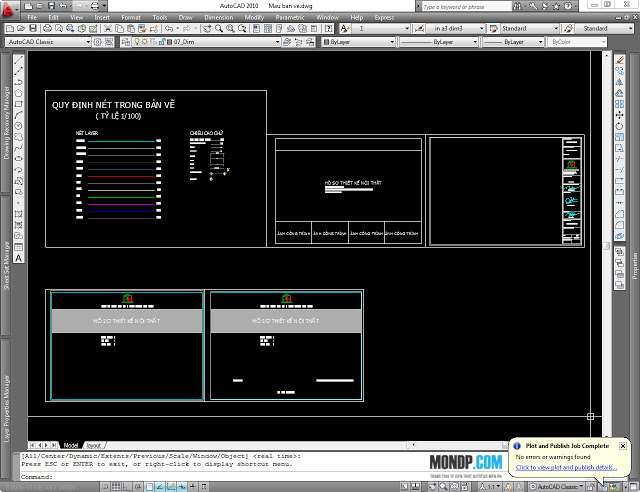 Cách Có Sẵn Các Thiết Lập Layer, Dim, Text...Khi Mở Autocad | Trang Học Vẽ  Autocad, Sketchup, 3Dsmax | Www.Mondp.Com